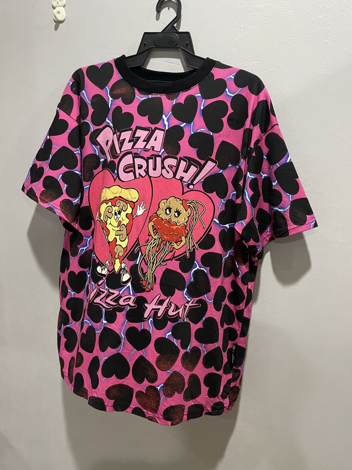 Jeremy Scott Jeremy Scott Heart Shape Box Nirvana Style Pizza Crush Tee Size US L / EU 52-54 / 3 - 3 Thumbnail