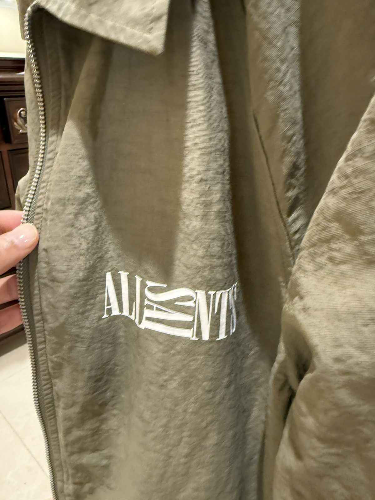 Allsaints All Saints Logo Green Jacket Size US S / EU 44-46 / 1 - 4 Thumbnail