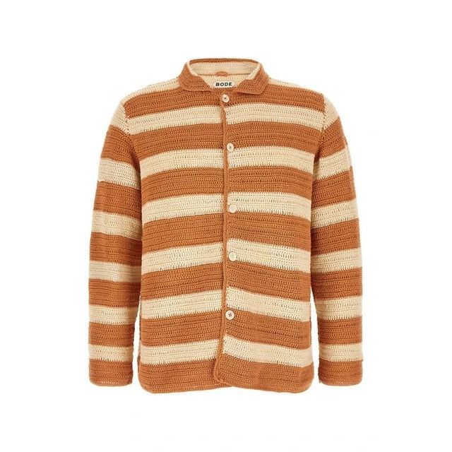 Bode BODE Sherbet Orange Shirt New & Authentic (Men's size:XL;) Size US XL / EU 56 / 4 - 1 Thumbnail