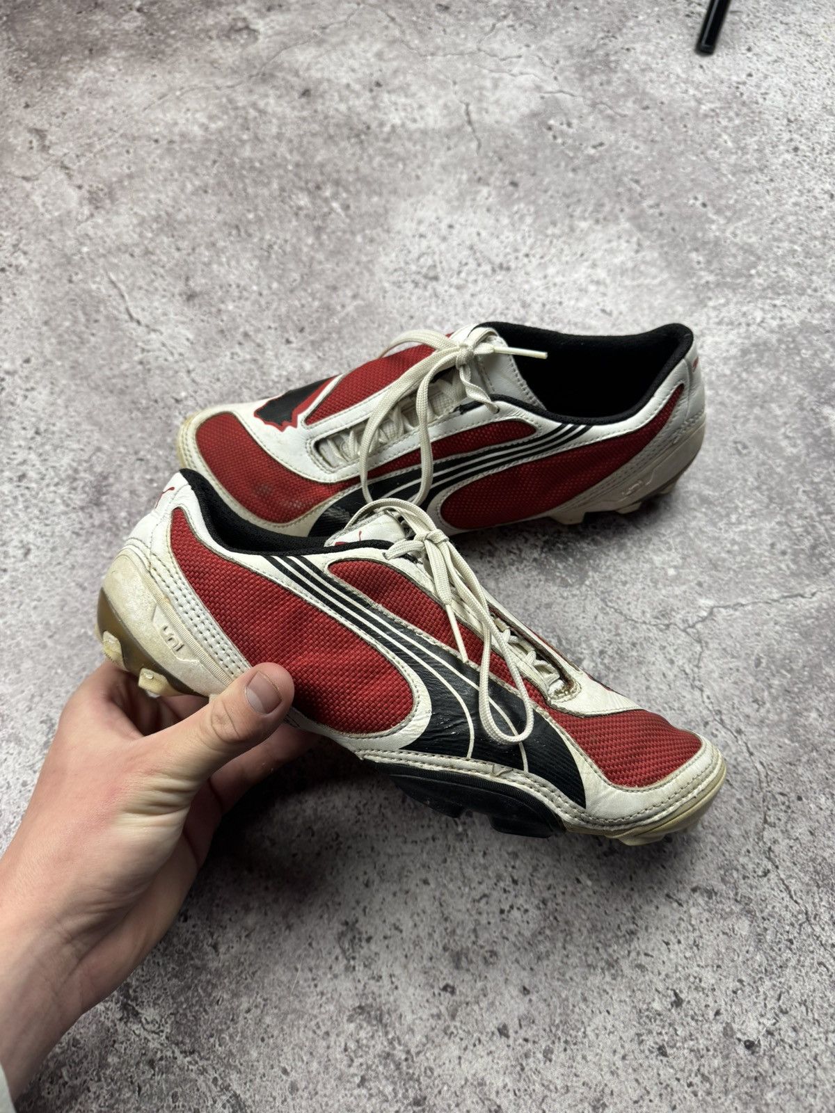 Maison MIHARA YASUHIRO × Puma Vintage 2000 Archive Puma V1.08 Soccer Football Bloke Cleats Size US 9 / EU 42 - 13 Thumbnail