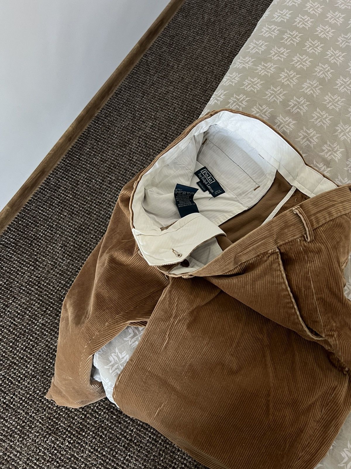 Ralph Lauren 90s Polo Ralph Lauren Brown Corduroy Pants Size US 36 / EU 52 - 6 Thumbnail