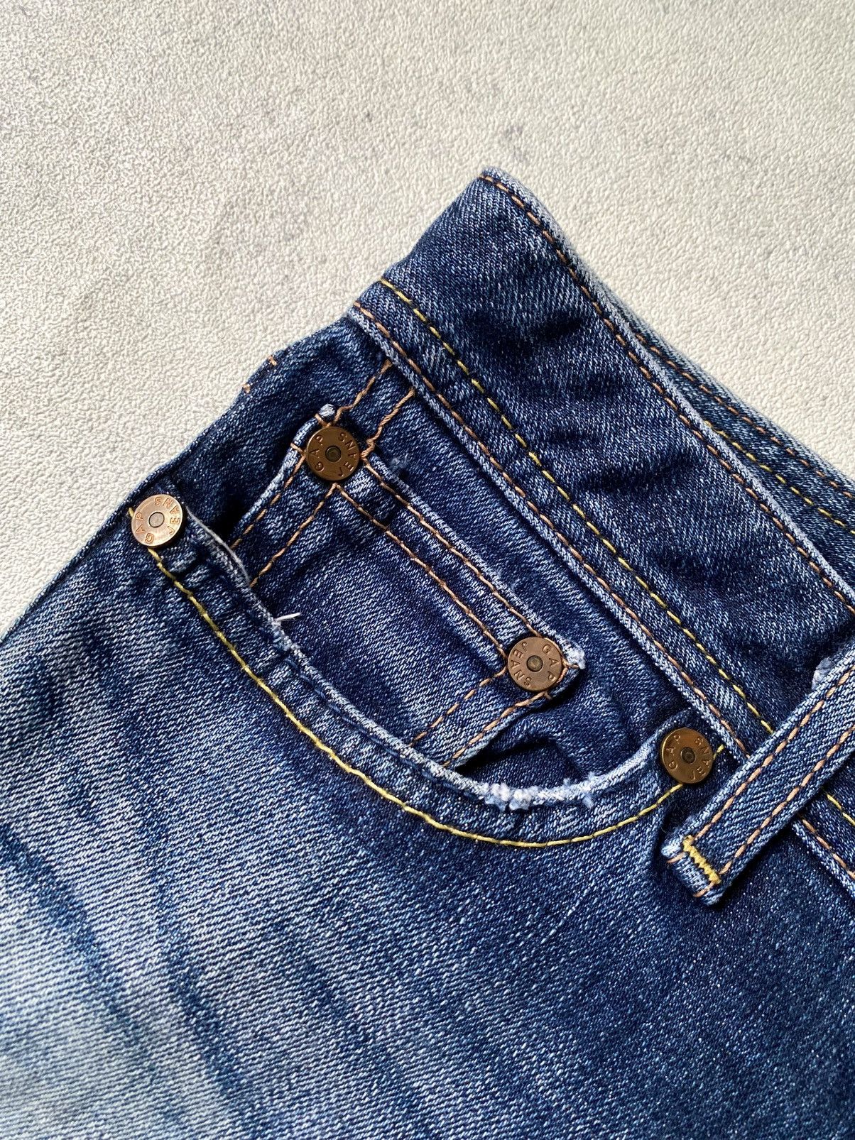 Gap GAP Premium Gold Skinny Boot Cut Jeans Size 30" / US 8 / IT 44 - 8 Thumbnail
