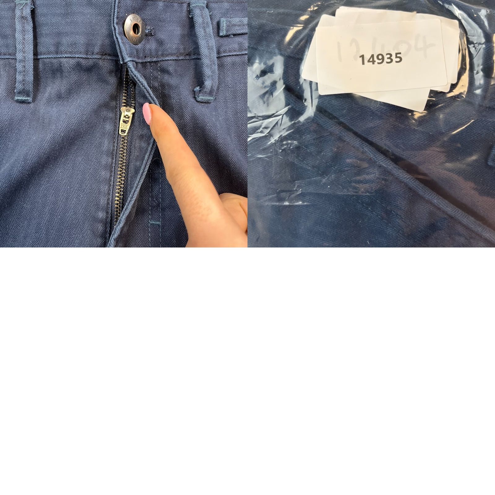 G-Star G-Star Jeans Fatigue Pant 30 30 Dark Blue Tapered 5-Pocket Denim Regular Mens Fatigue Pant Size US 30 / EU 46 - 10 Thumbnail
