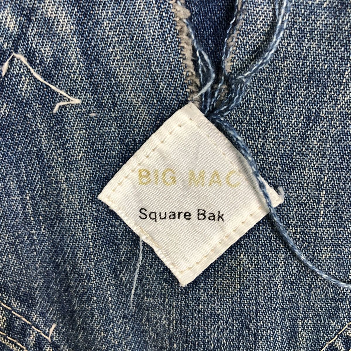 Vintage Vintage Union Made Denim Overall Big Mac Square Bak Size US 34 / EU 50 - 14 Thumbnail