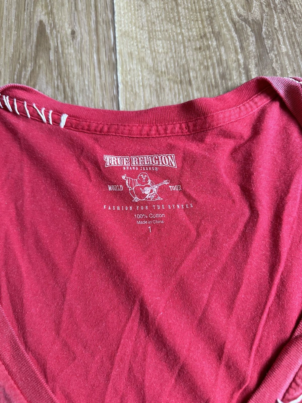 True Religion True Religion Distressed Tee “Over Exposed” s Size S / US 4 / IT 40 - 5 Thumbnail