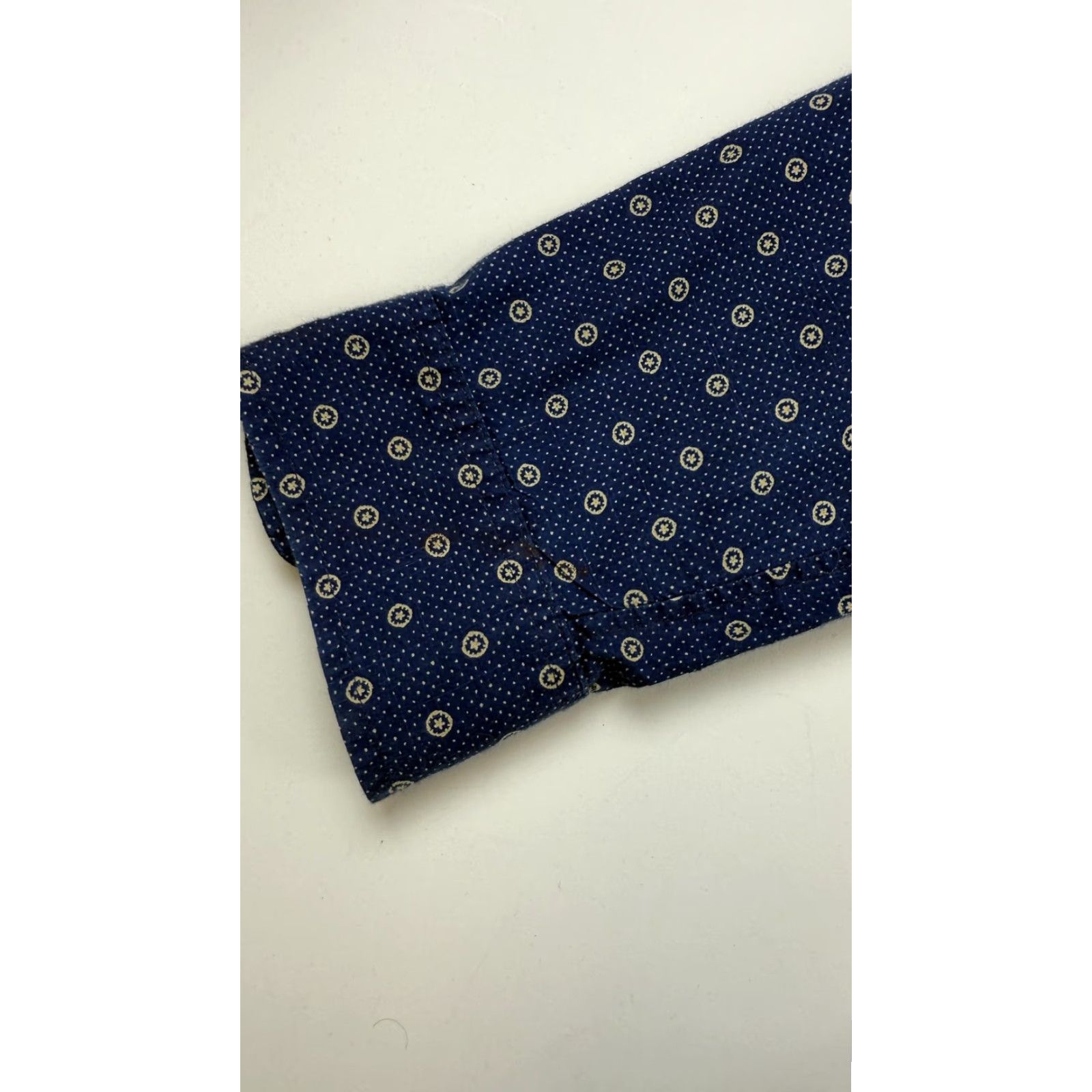 J.Crew J.Crew Men's Shirt Small Blue Slim Fit Long Sleeve Geometric Button-Up Cotton Size US S / EU 44-46 / 1 - 4 Thumbnail