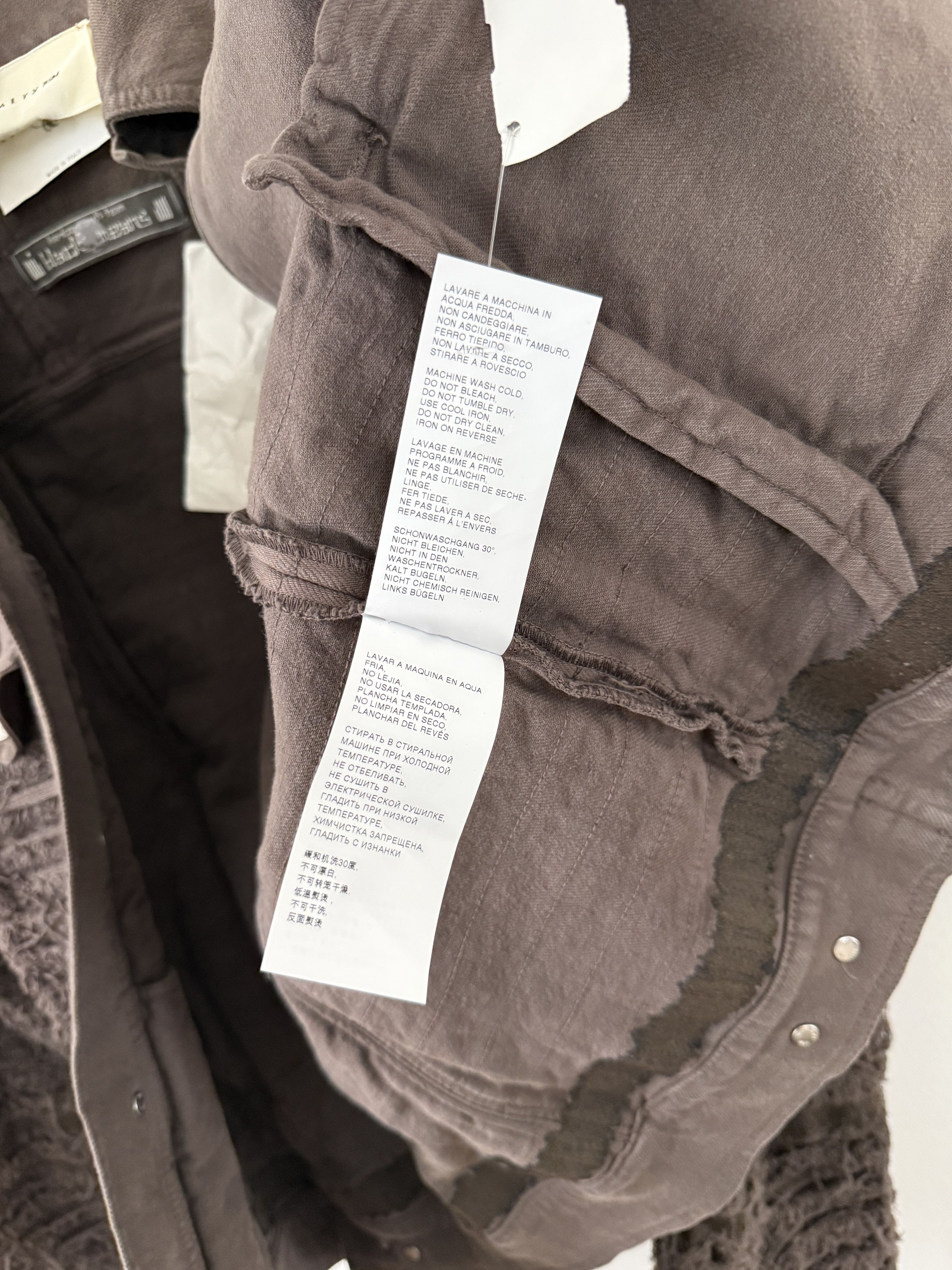 1017 ALYX 9SM × Blackmeans Distressed Denim Jacket Size US L / EU 52-54 / 3 - 17 Thumbnail