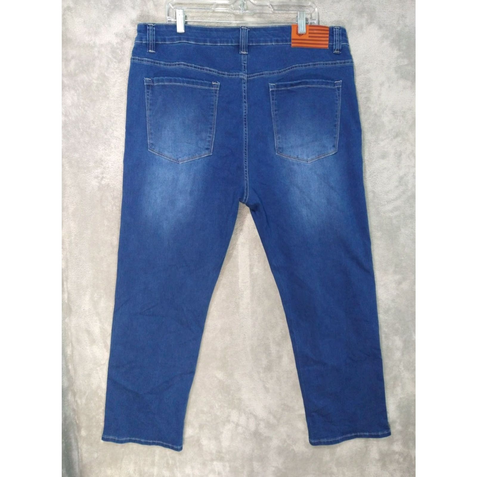 Primitive Born Primitive Jeans Mens 42x32 Blue Denim Athletic Fit High Rise Stretch 5-Pocket Design Jeans Mens 42 Blue Denim Jeans Size US 42 / EU 58 - 7 Thumbnail