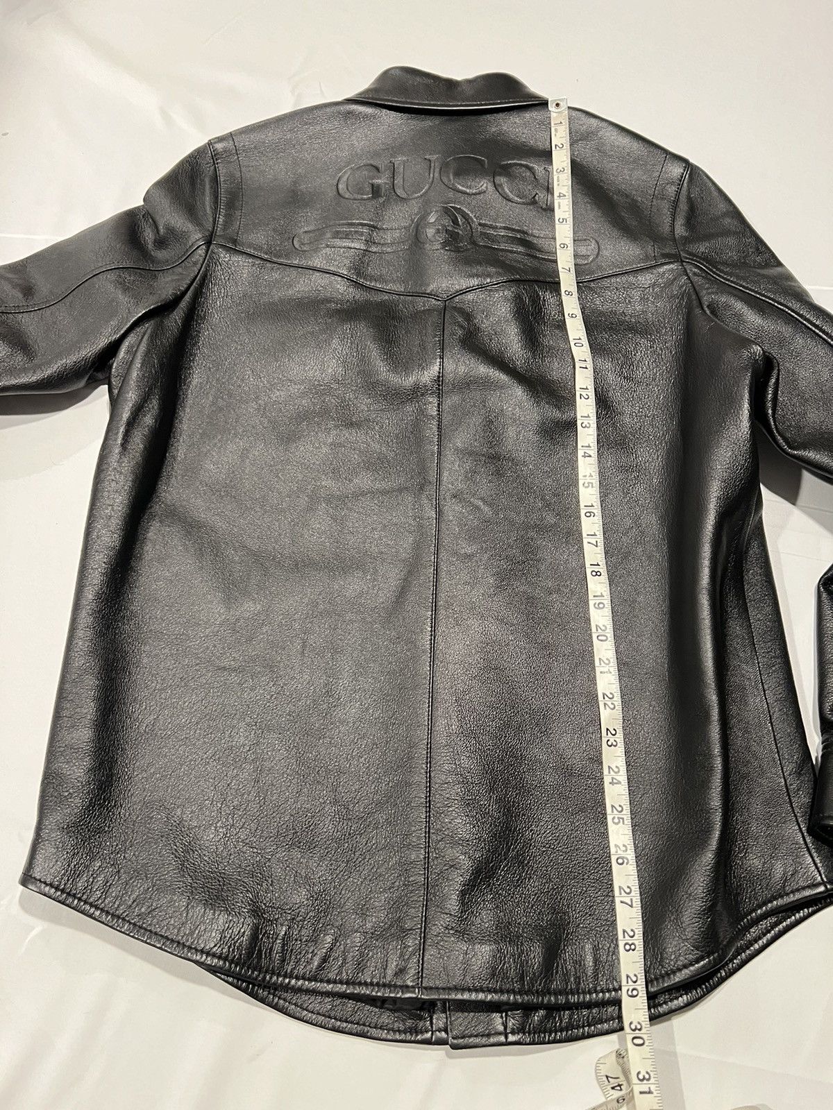 Gucci Gucci Mens leather overshirt. 46/S. $3150 Size US S / EU 44-46 / 1 - 2 Thumbnail