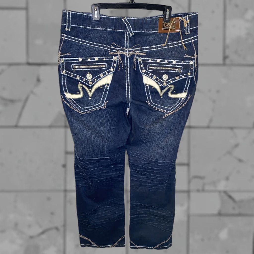 Vintage Grand Royale USA Mens Denim Jeans Size 42 Inseam 33 Blue Cotton Regular Fit Size US 42 / EU 58 - 1 Thumbnail
