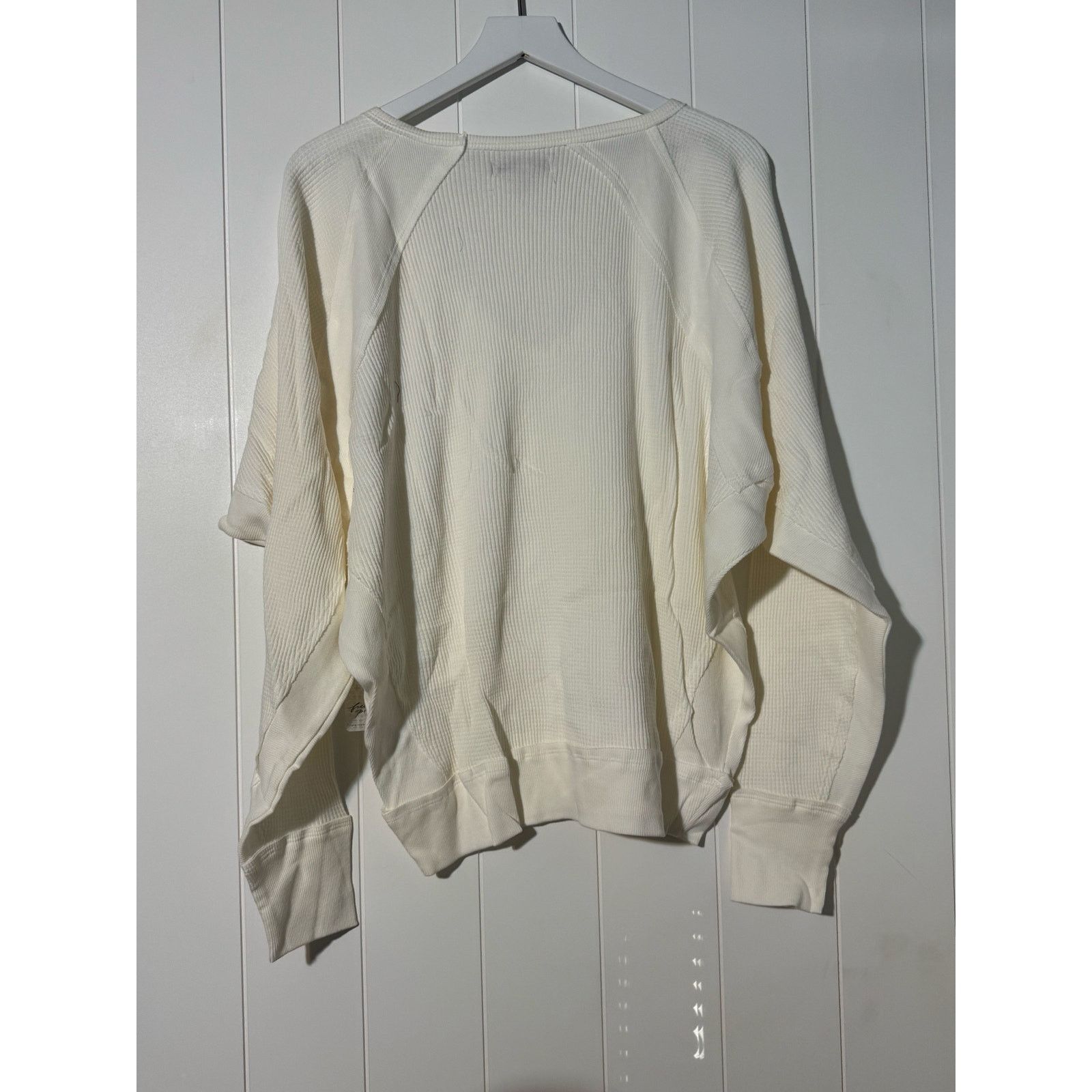 Free People Free People Santa Clara Thermal Henley in Alabaster Medium Size M / US 6-8 / IT 42-44 - 8 Thumbnail