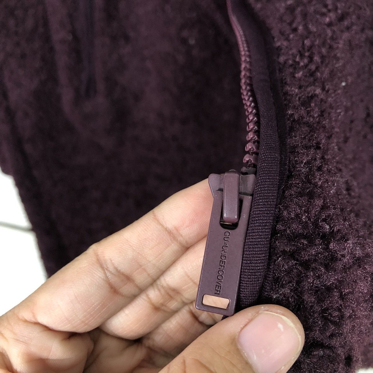 Japanese Brand 📌Rich Dark Purple Long Jacket GU X Undercover Biker Style Size US S / EU 44-46 / 1 - 19 Thumbnail