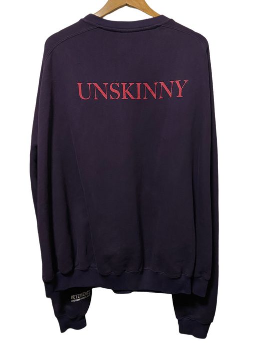 Vetements 2024 unskinny sweater