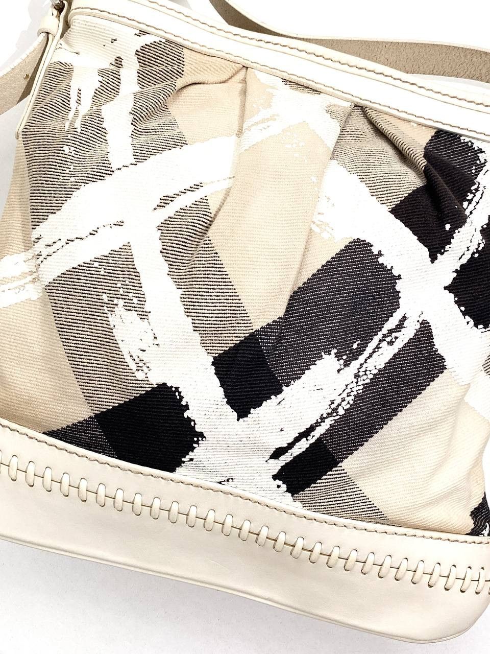 Burberry Burberry Nova Check Monogram Canvas Leather Shoulder Bag Y2K Size ONE SIZE - 5 Thumbnail