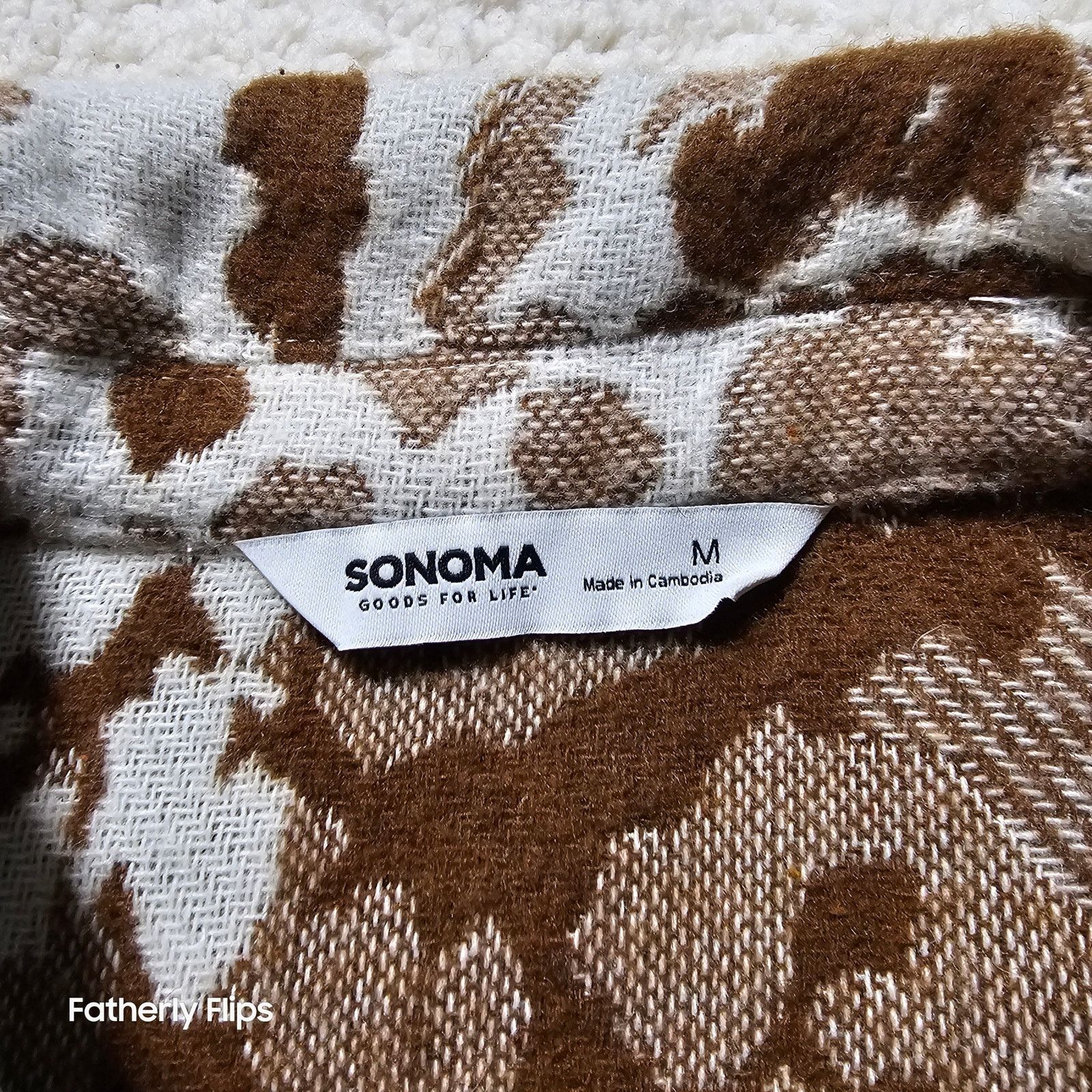 Sonoma Sonoma Cow Print Shacket Wool Blend Cropped Jacket Medium Size M / US 6-8 / IT 42-44 - 2 Thumbnail