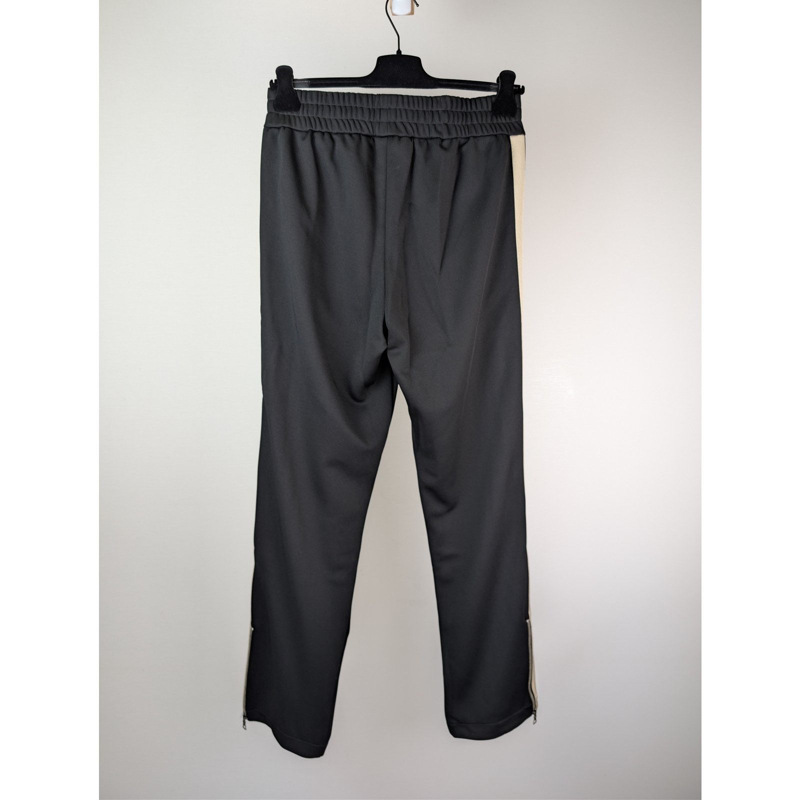 Palm Angels o1rshd1 Q:2 / Classic Logo Track Pants in Black / Off-White Size US 36 / EU 52 - 10 Thumbnail