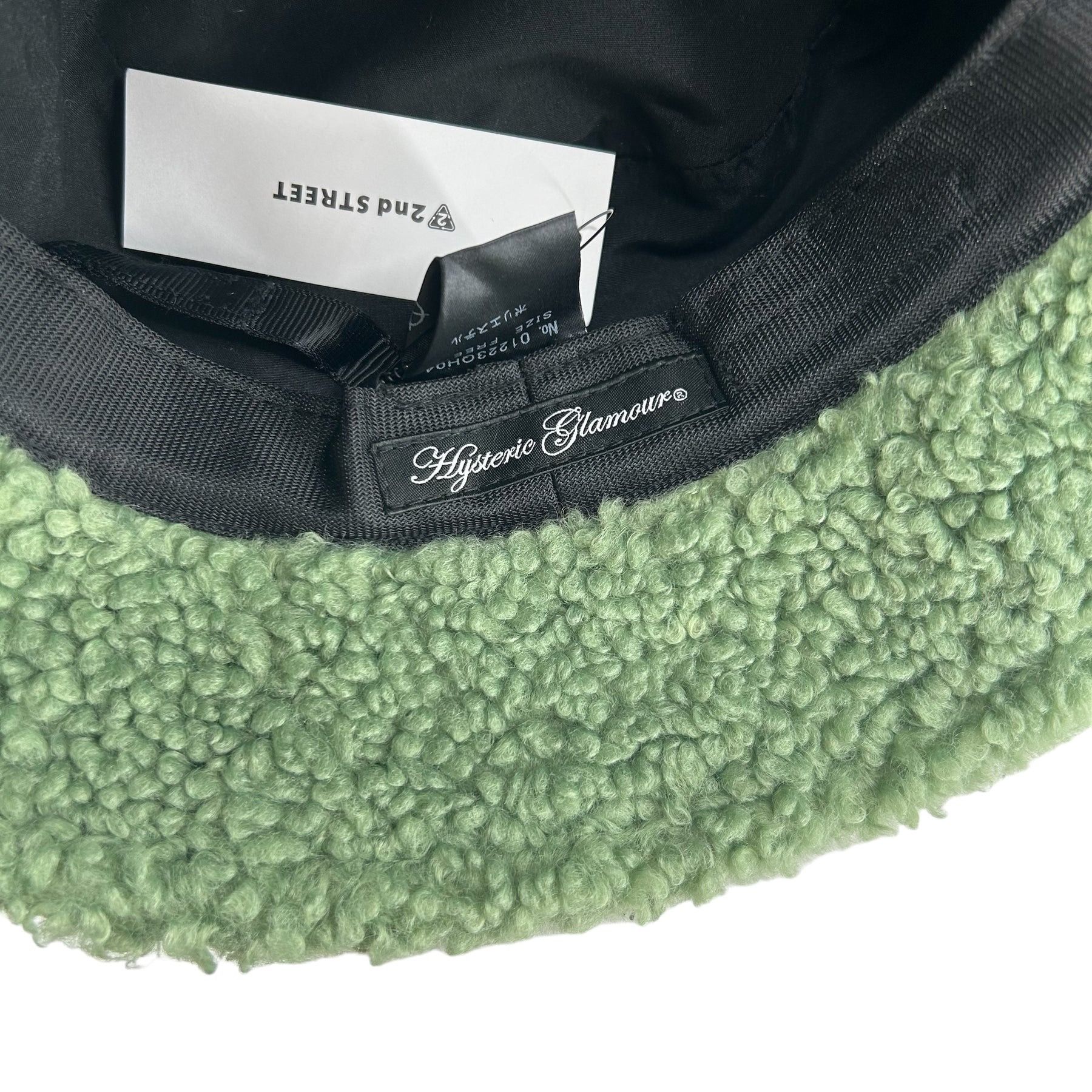 Hysteric Glamour Fleece Embroidered Logo Bucket Hat Size ONE SIZE - 4 Thumbnail