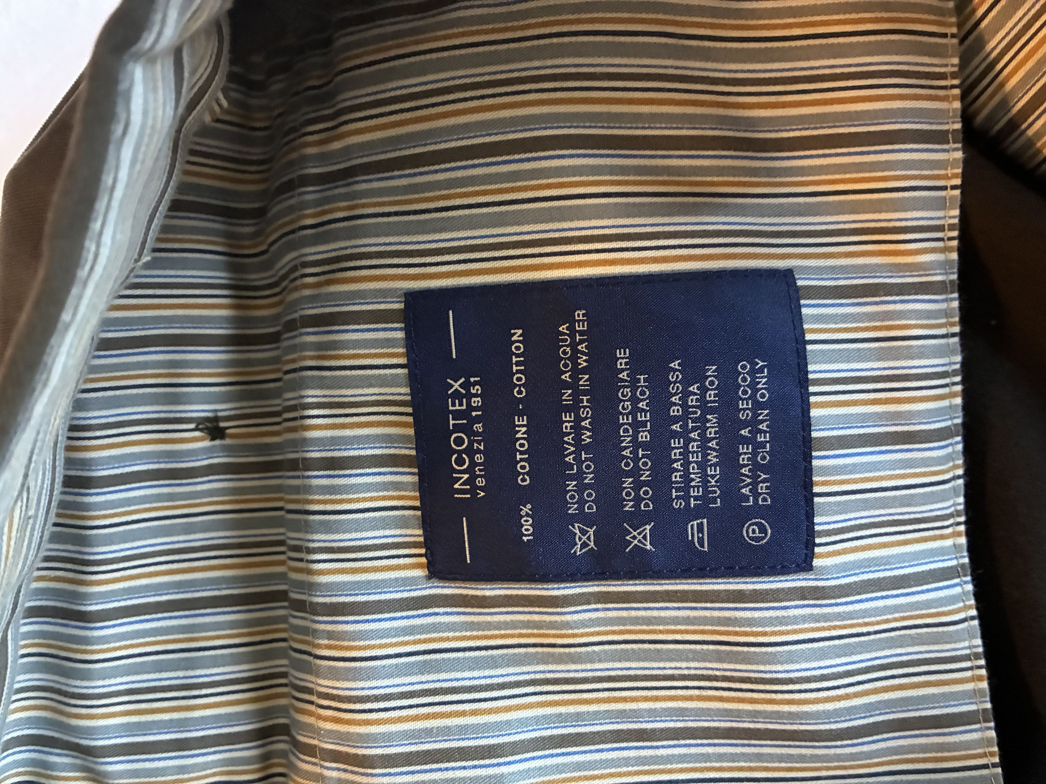 Incotex Incotex Venezia 1951 Brown Cotton Trousers Size US 34 / EU 50 - 6 Thumbnail