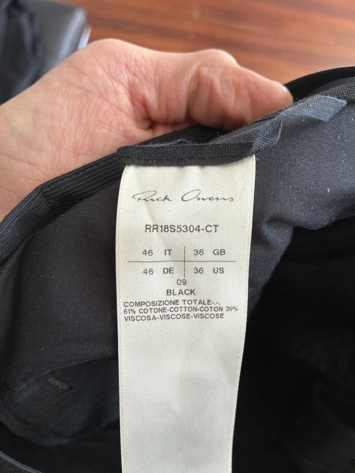 Rick Owens Rick Owens SS18 Dirt Woven Cropped Trousers Size US 32 / EU 48 - 16 Thumbnail