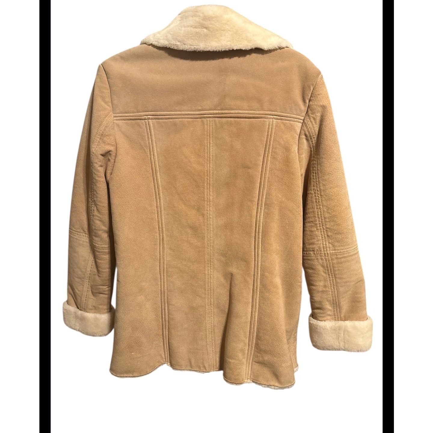 The Unbranded Brand WINLIT Genuine Leather Faux Fur Coat Size Medium Size M / US 6-8 / IT 42-44 - 4 Thumbnail