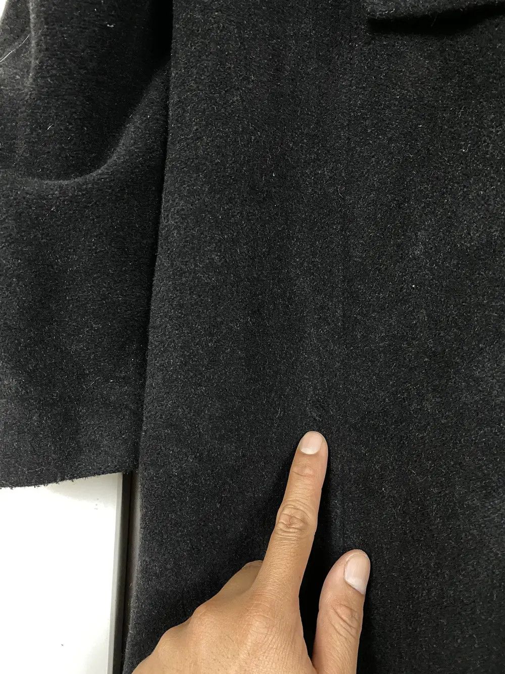 Yohji Yamamoto 🔥YOHJI YAMAMOTO 🔥 Wool Long Jacket Size US L / EU 52-54 / 3 - 8 Thumbnail