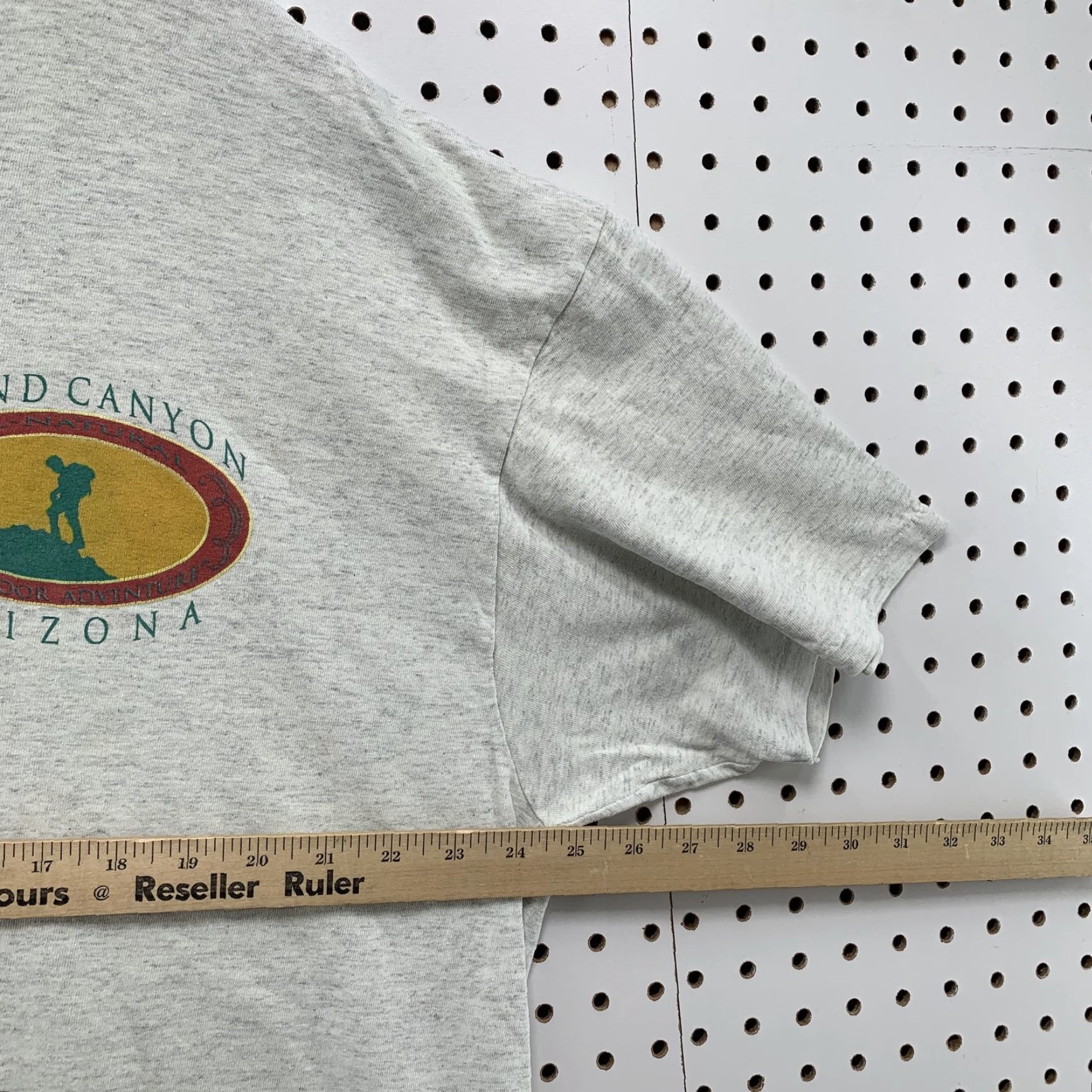 Vintage VINTAGE Oneita I Hiked Grand Canyon T-Shirt XXL Gray Short Sleeve Crew Neck USA Mens Size US XXL / EU 58 / 5 - 4 Thumbnail