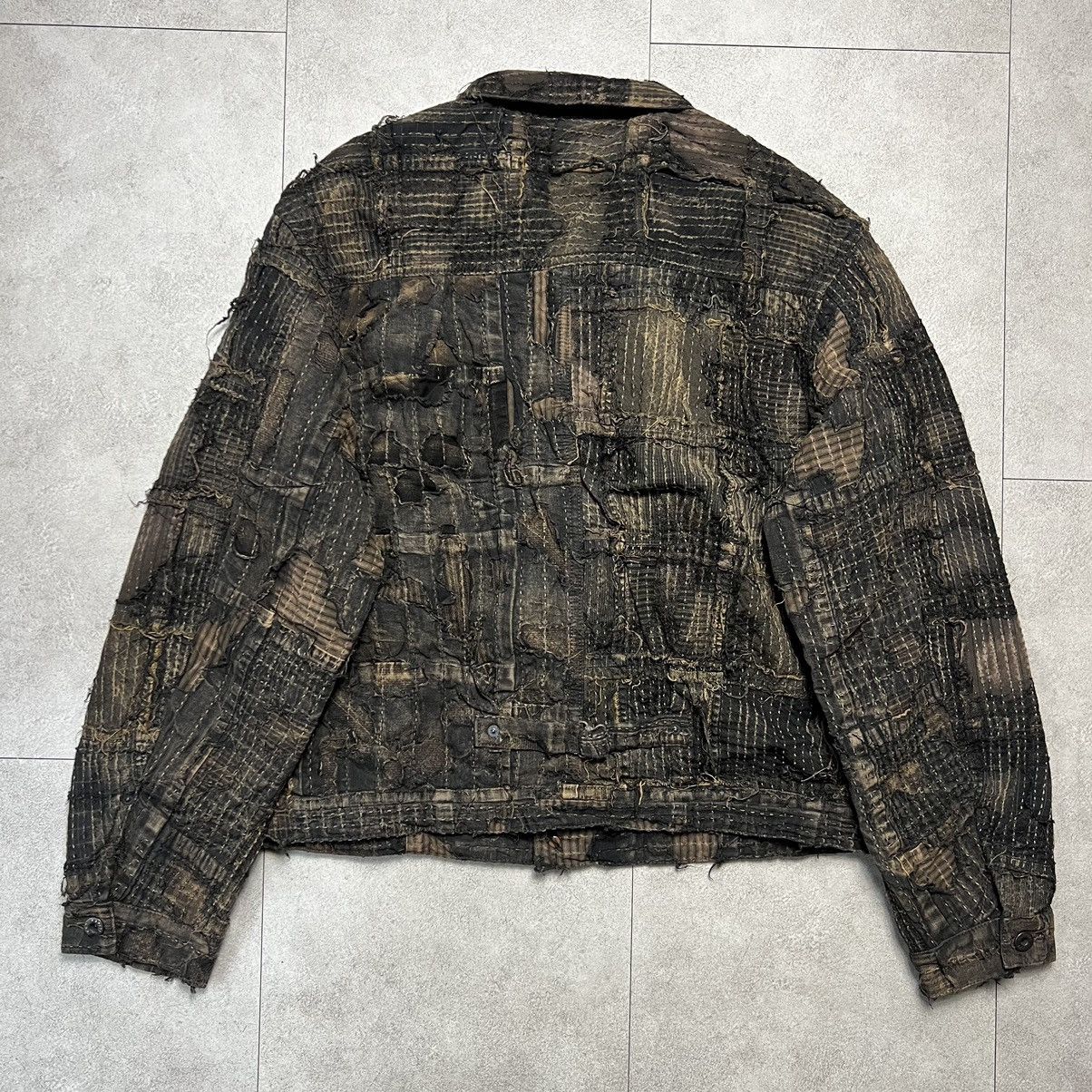 Kapital × Kapital Kountry Kapital Kountry BLACK BORO SPRING 1ST Denim Jacket Size US L / EU 52-54 / 3 - 3 Thumbnail