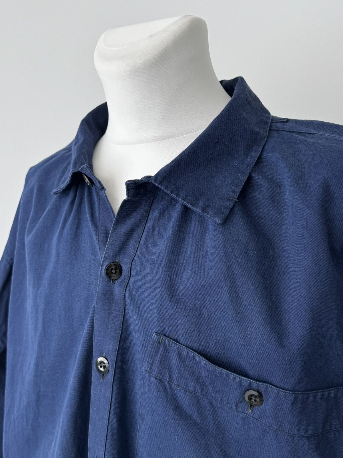Vetra 1950s Vintage Swiss Workwear Railway Long Smock Coat Size US M / EU 48-50 / 2 - 5 Thumbnail