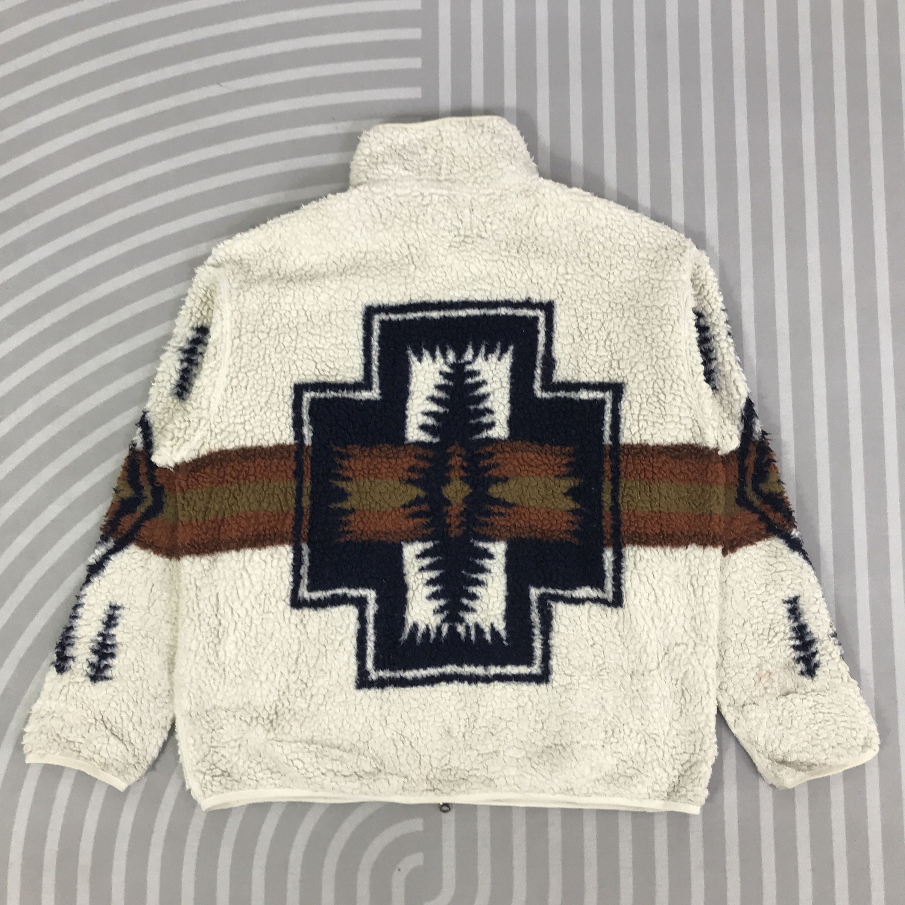 Pendleton Vintage Pandleton navajo sherpa Jacket K85B18 Size US L / EU 52-54 / 3 - 3 Thumbnail