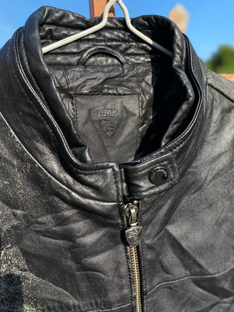 Genuine Leather × Vintage Vintage🔥 Lonino Lamborghini Leather Jacket Size US M / EU 48-50 / 2 - 4 Thumbnail