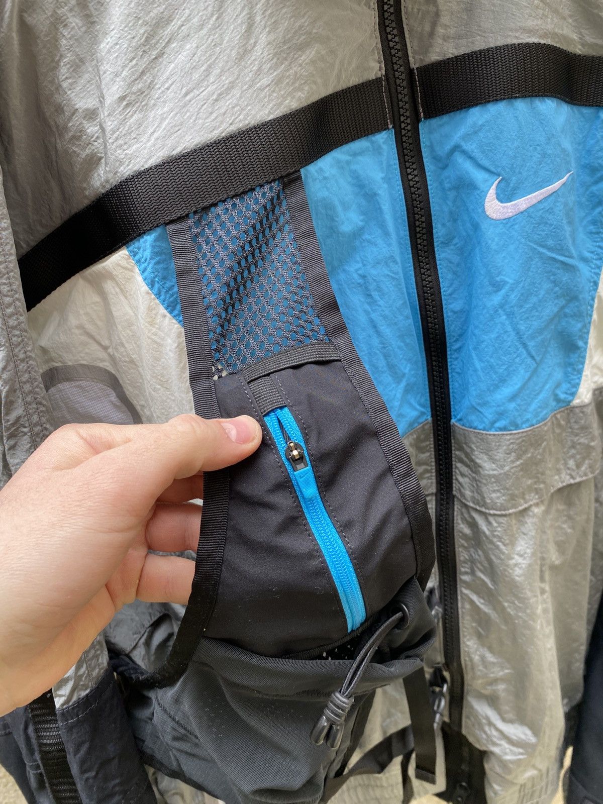 Nike Nike Nrg ISPA Full Zip grey Jacket Technical Zip Up Jacket Size US L / EU 52-54 / 3 - 8 Thumbnail
