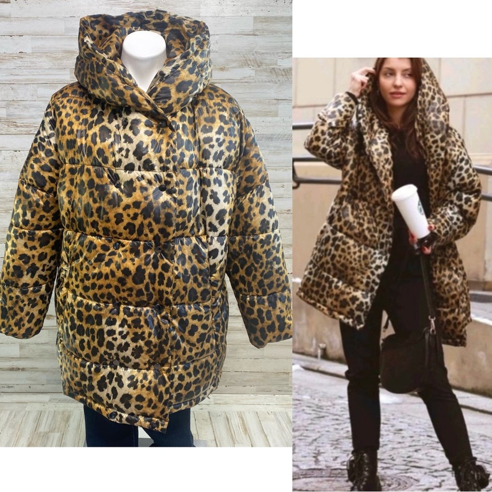 関税送料込★ ★Animal Print Belted Puffer Coat O1CN019cmrHP2KZZh7btxyt_!!