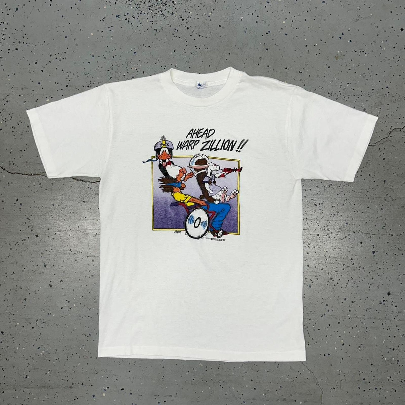 Other VTG 80s National Fifty-Fifty Ahead Warp Zillion comic tee Size US L / EU 52-54 / 3 - 1 Thumbnail