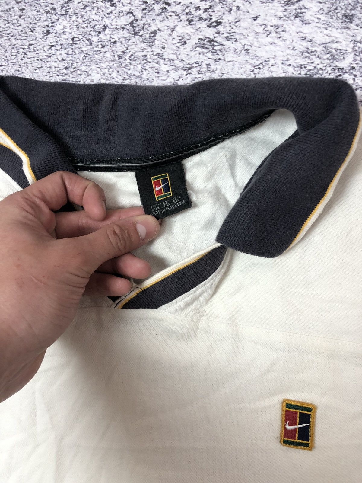 Nike Polo men’s Nike vintage y2k drill size Xl dri-fit usa Size US XL / EU 56 / 4 - 4 Thumbnail