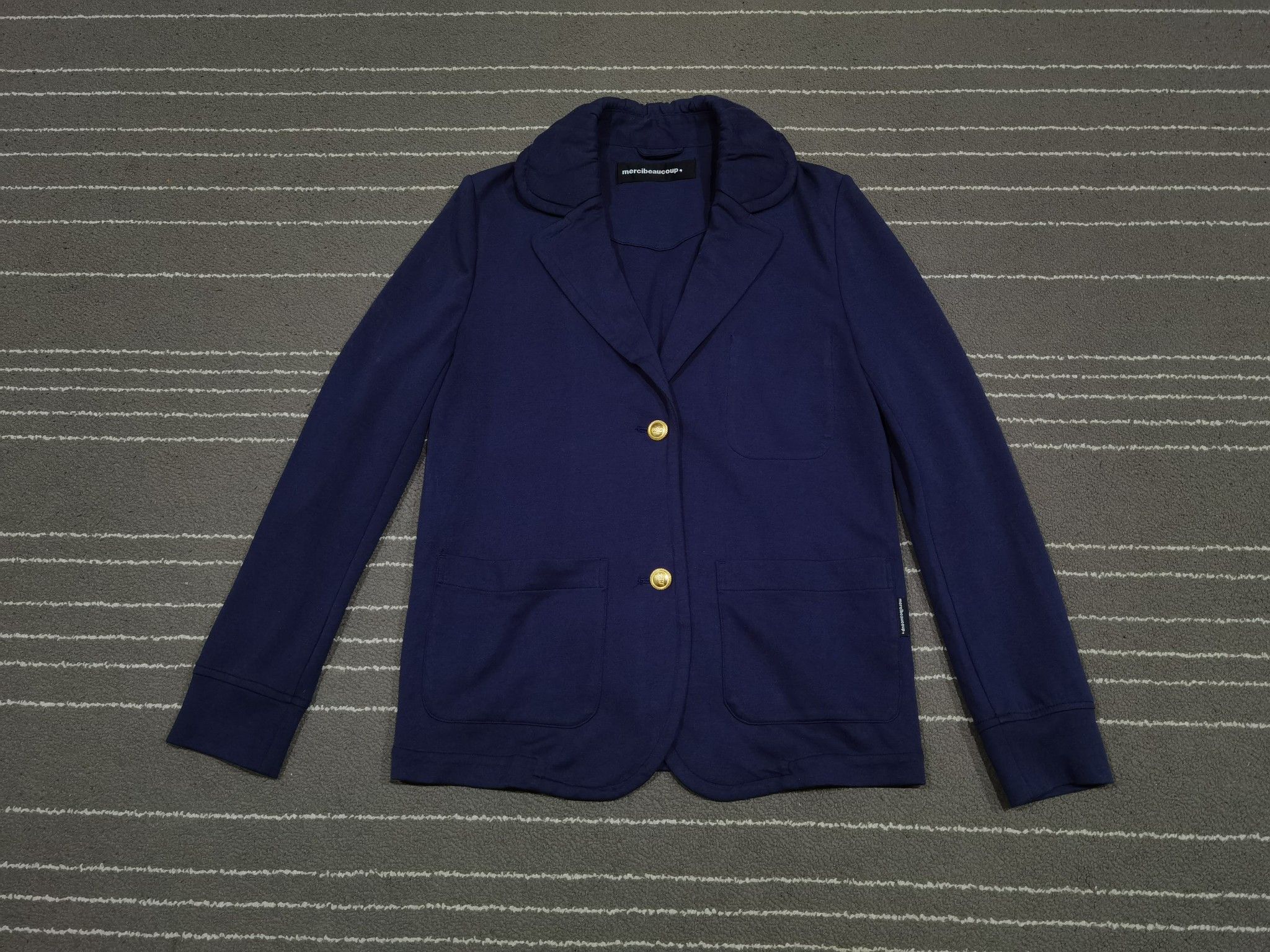 mercibeaucoup mercibeaucoup by Issey Miyake designer cotton blazer XS 7216 Size XS / US 0-2 / IT 36-38 - 3 Thumbnail