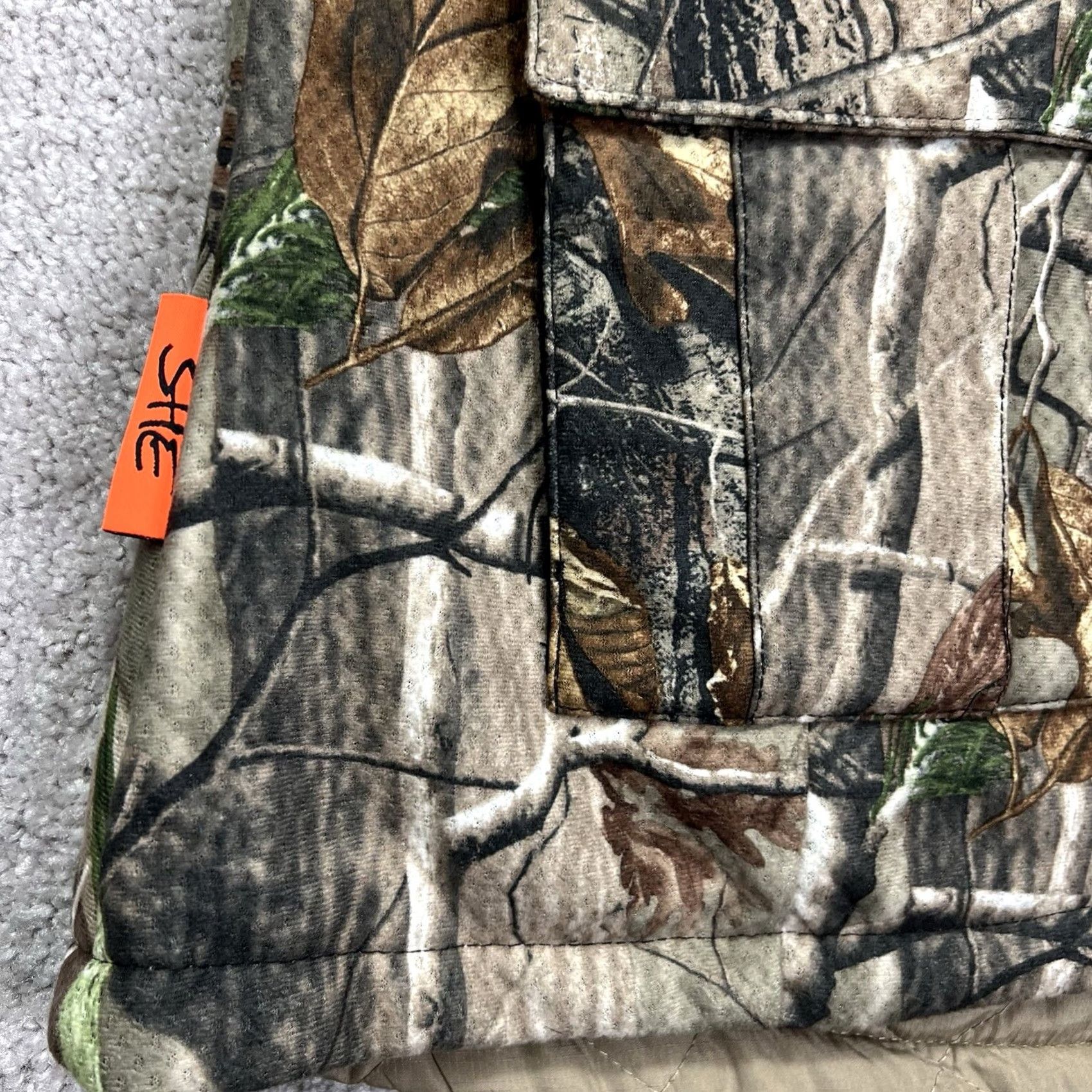 Vintage SHE Outdoor Vest Jacket Womens XL Brown Green Camo Reversible Camouflage Outdoor Size XL / US 12-14 / IT 48-50 - 4 Thumbnail