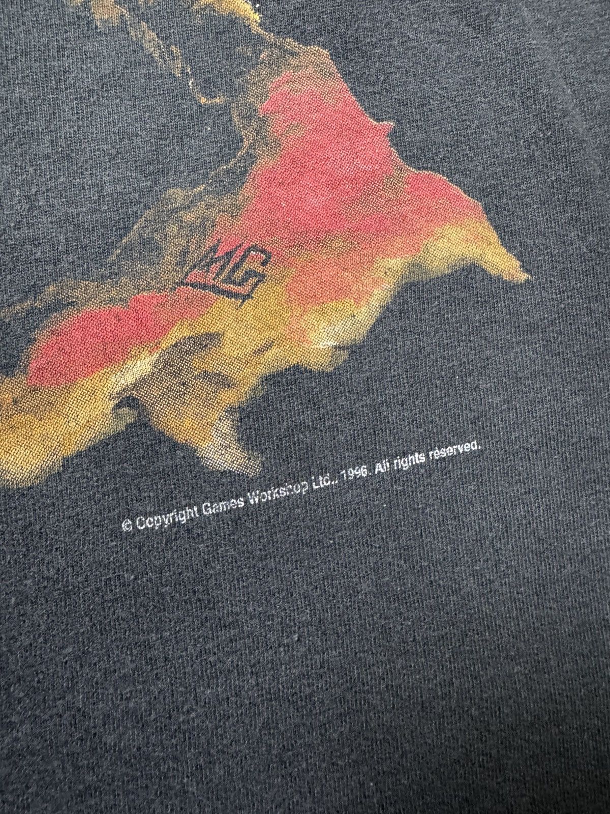 Vintage Vintage Warhammer Game Tee 1996 Size US XL / EU 56 / 4 - 3 Thumbnail