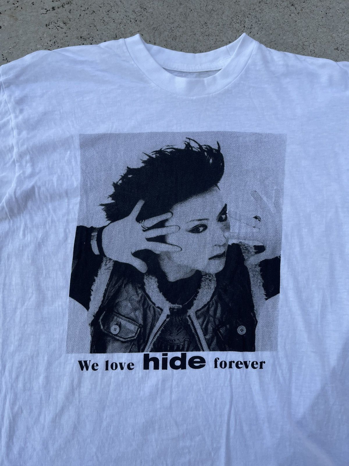 Vintage Vintage X Japan T shirt Hide Japan Punk Rock M Bjork Rare Size US L / EU 52-54 / 3 - 2 Thumbnail