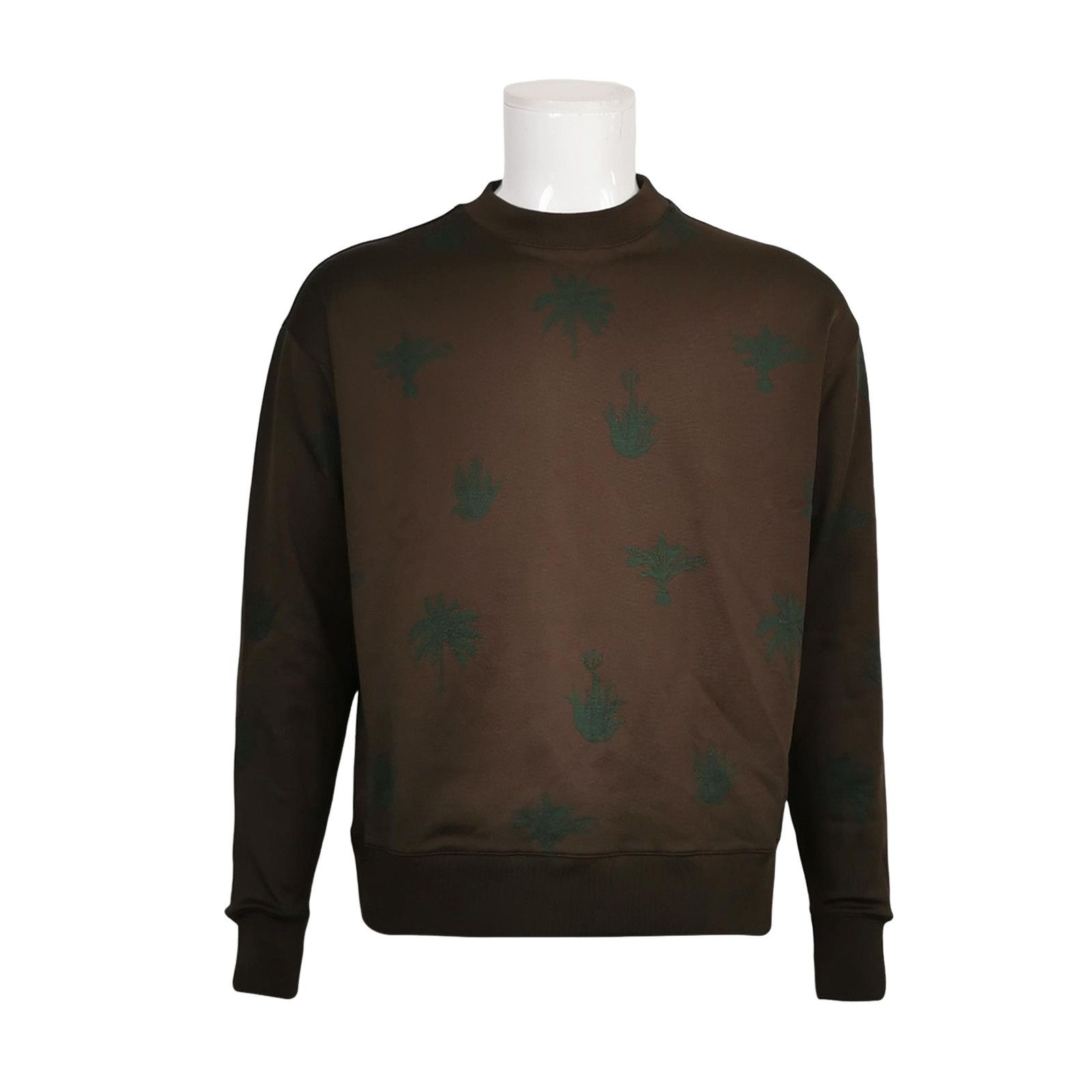 Jil Sander Jil Sander Palm Print Sweatshirt Size S Size US S / EU 44-46 / 1 - 1 Thumbnail