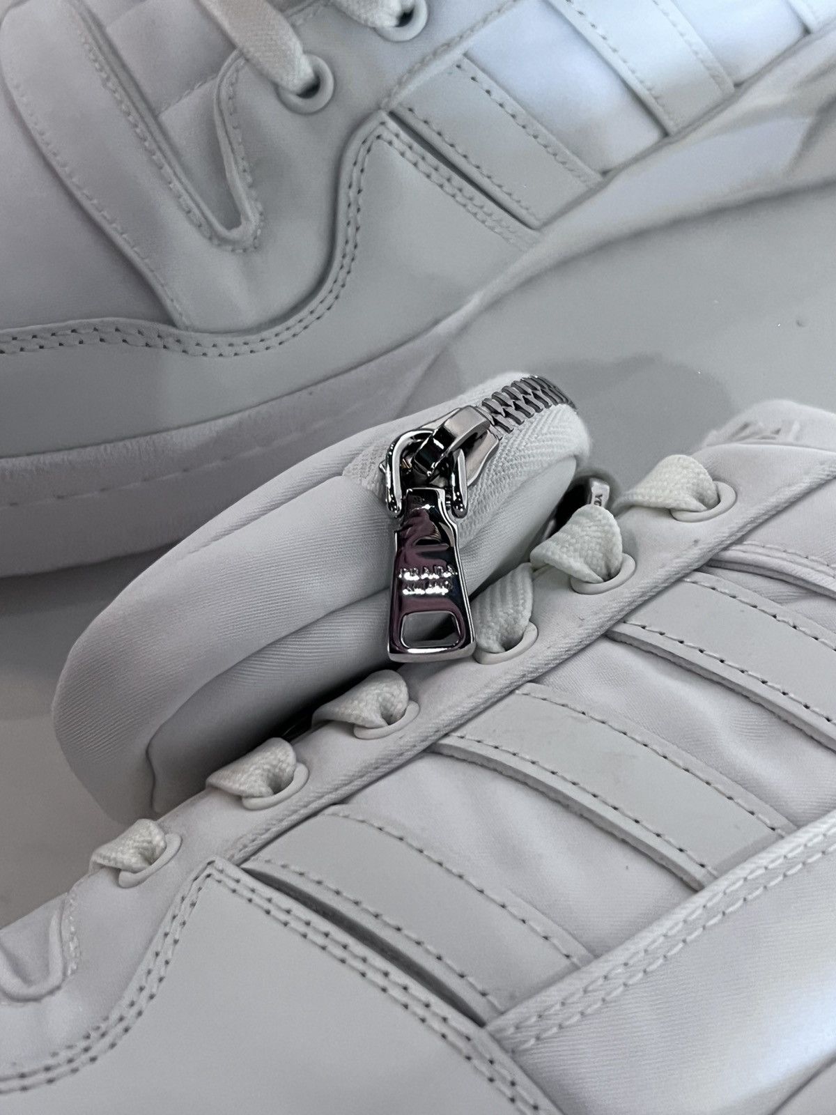 Adidas × Prada Adidas x Prada White Re-Nylon size 10.5 Size US 10.5 / EU 43-44 - 7 Thumbnail