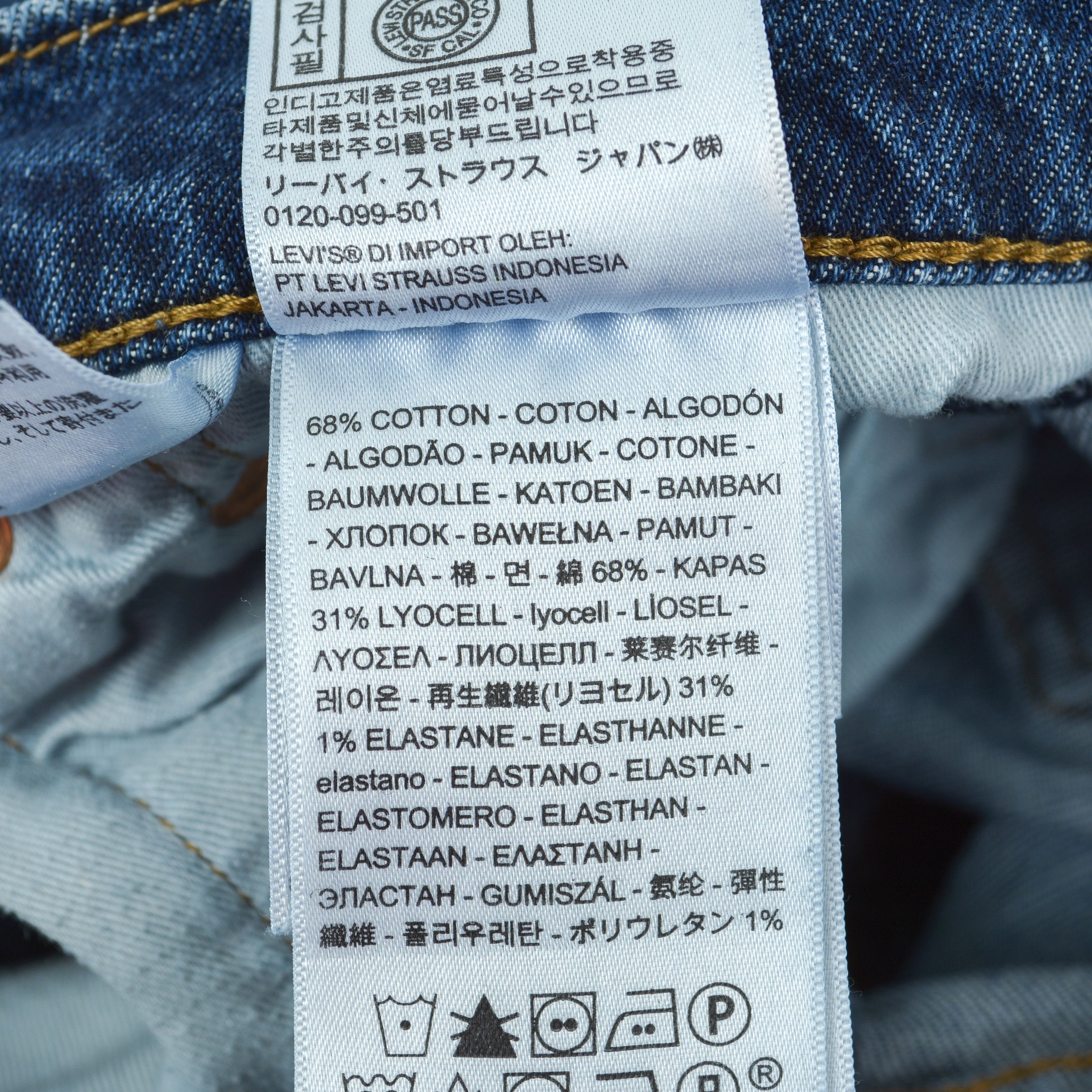 Levi's Premium Big E 502 W30 L30 Skinny Regular Jeans Denim Pants Size US 30 / EU 46 - 7 Thumbnail