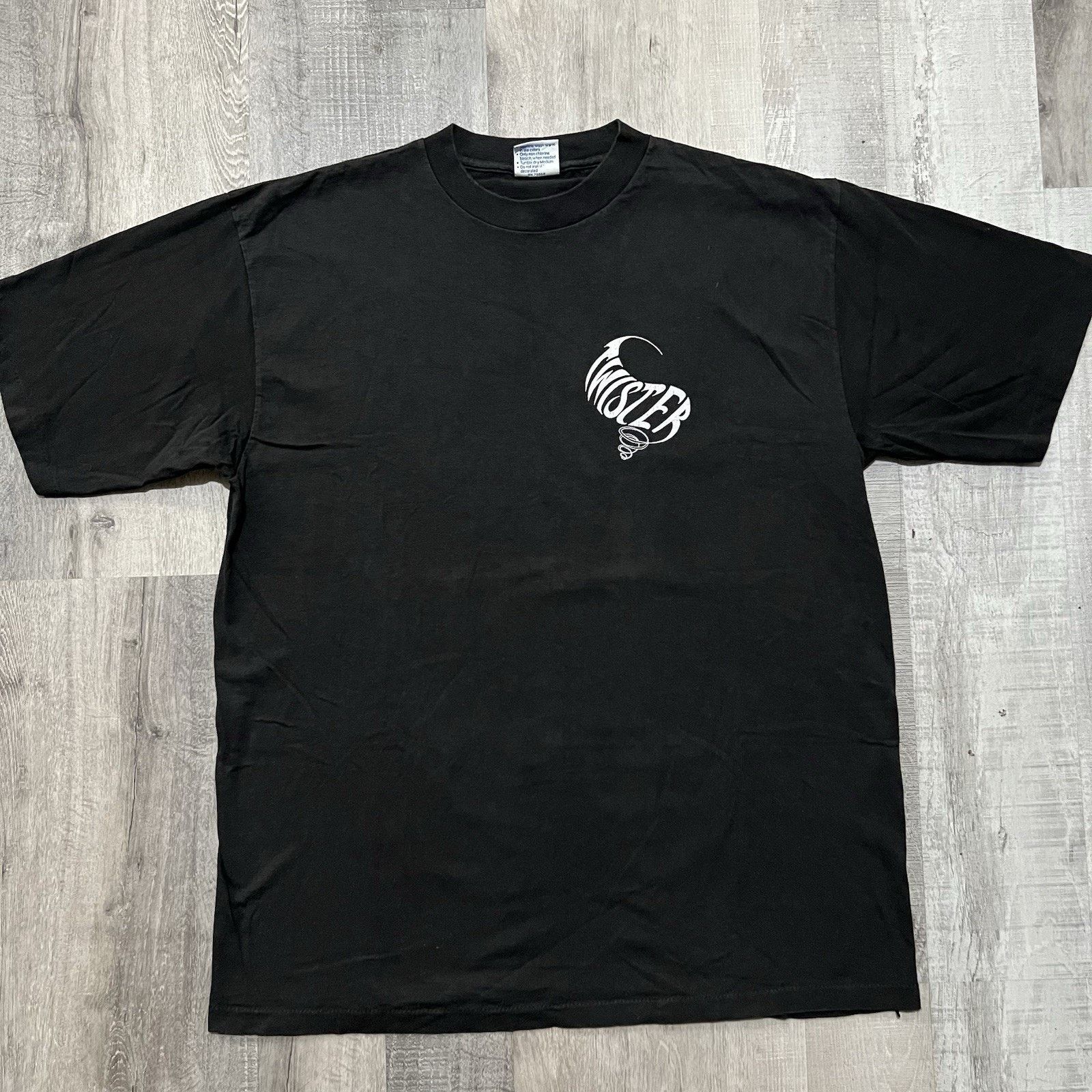All Sport VTG TWISTER T Shirt Black Basic Logo Tornado Weather Shirt Size US XL / EU 56 / 4 - 1 Thumbnail