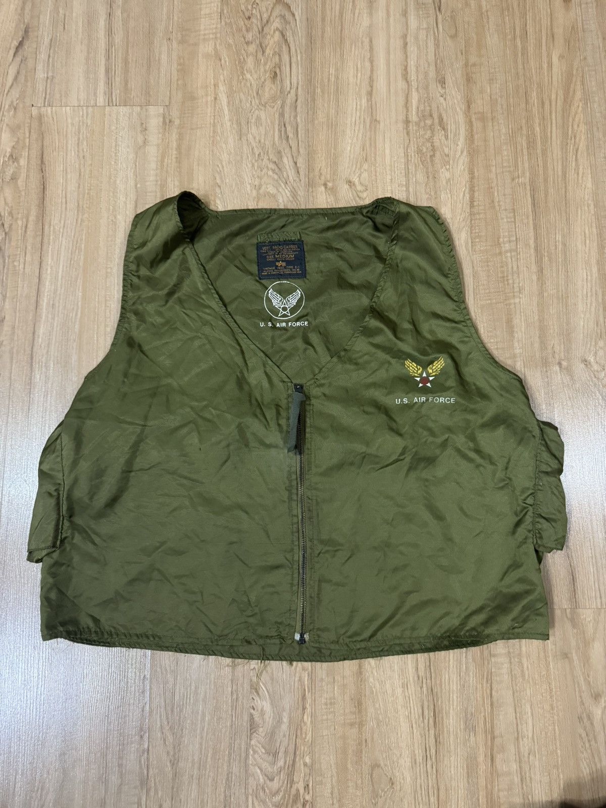 VINTAGE ALPHA INDUSTRIES RADIO CARRIER TACTICAL VEST