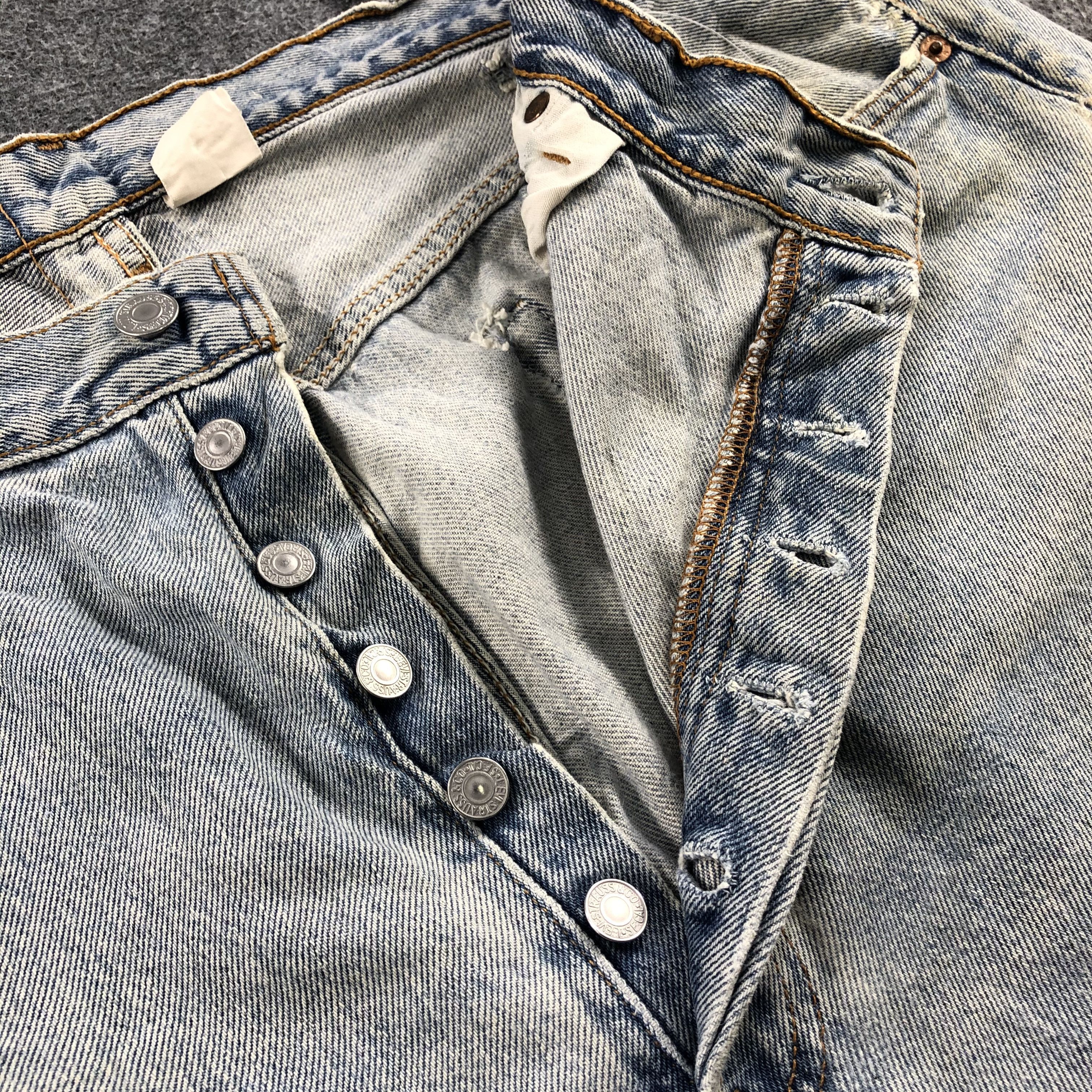 Levi's × Vintage Vintage 90s Levis Jeans Lot 501-JM976 Size US 39 - 8 Thumbnail