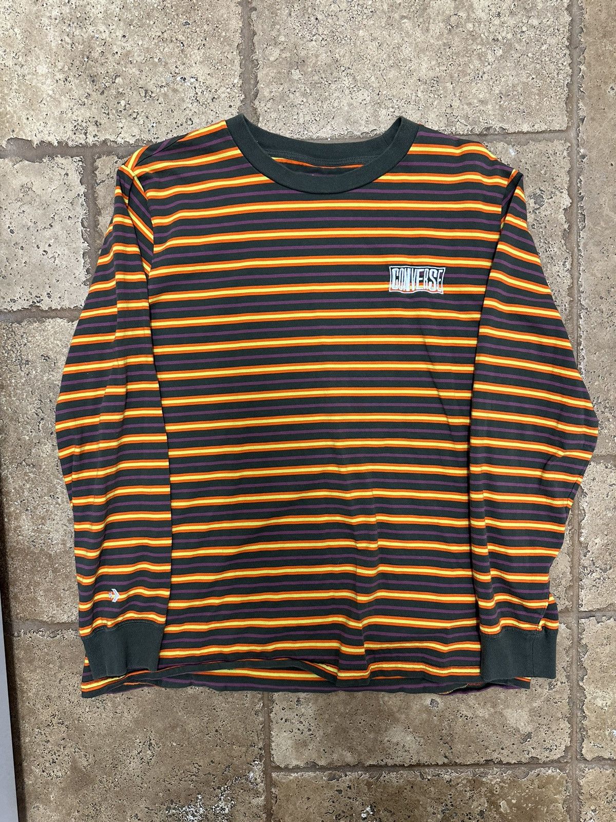 Converse Converse Striped Long Sleeve Classic Standard XXL Size US XXL / EU 58 / 5 - 1 Thumbnail