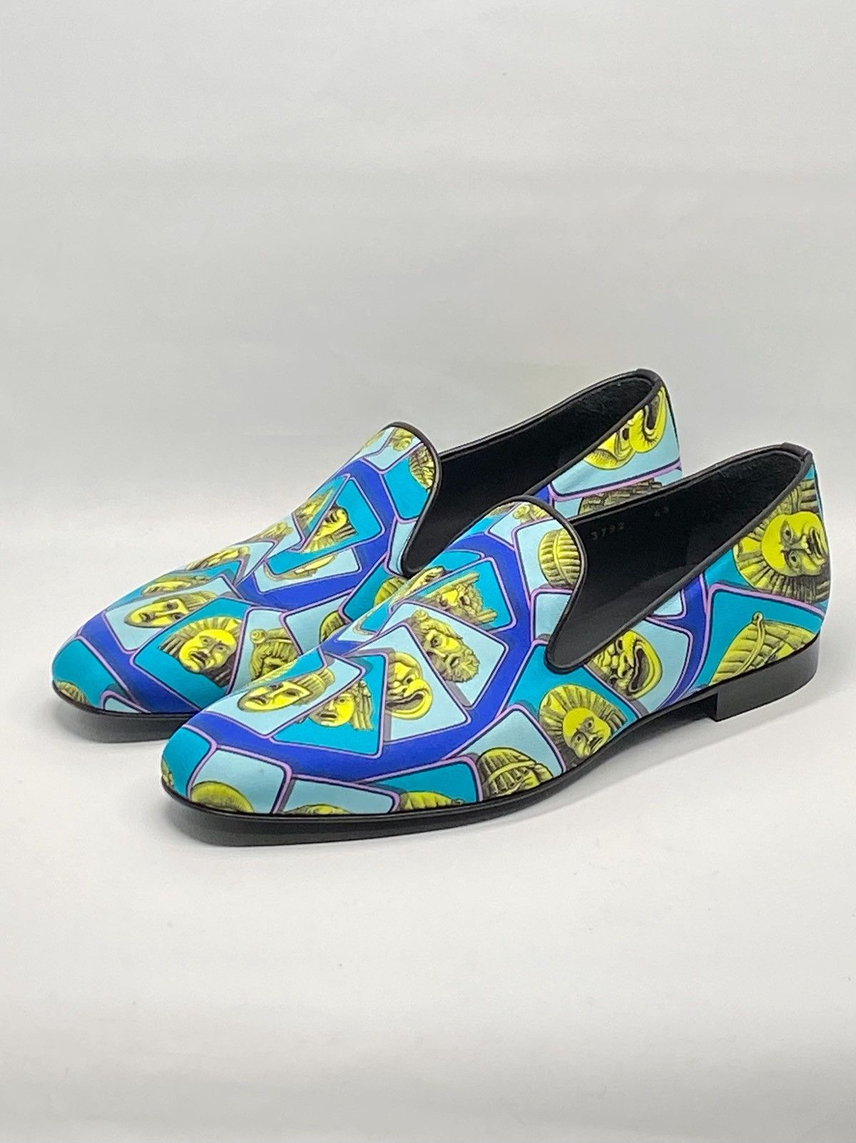 Versace Versace Masks Print Silk Twill Loafer size 43/us size 10 Size US 10 / EU 43 - 3 Thumbnail