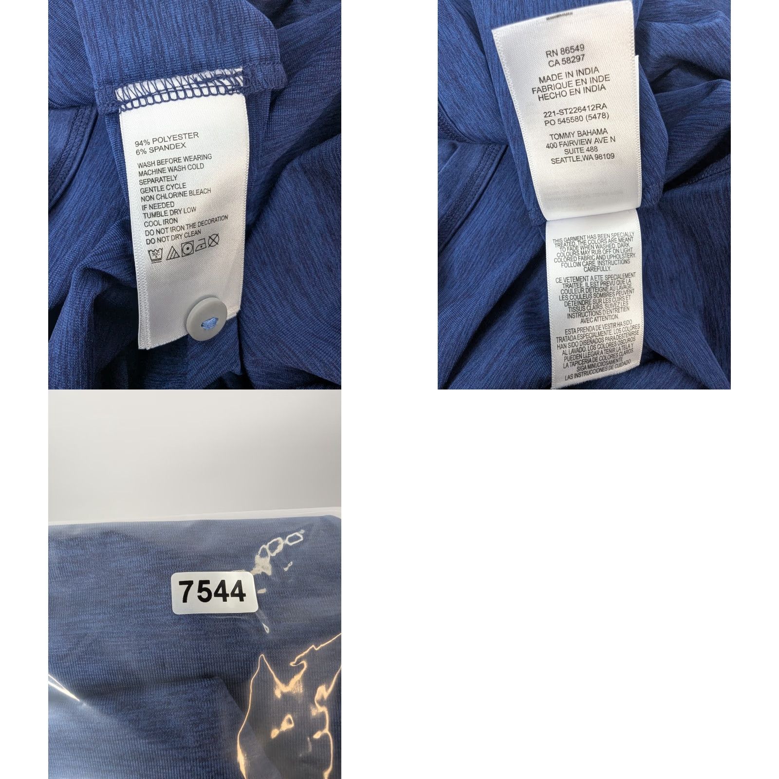 Tommy Bahama **Tommy Bahama Blue Medium Golf Polo Shirt** User: **Tommy Bahama Blue Medium Polo Shirt** Golf **Outdoor** Modern **Men** Size US M / EU 48-50 / 2 - 8 Thumbnail