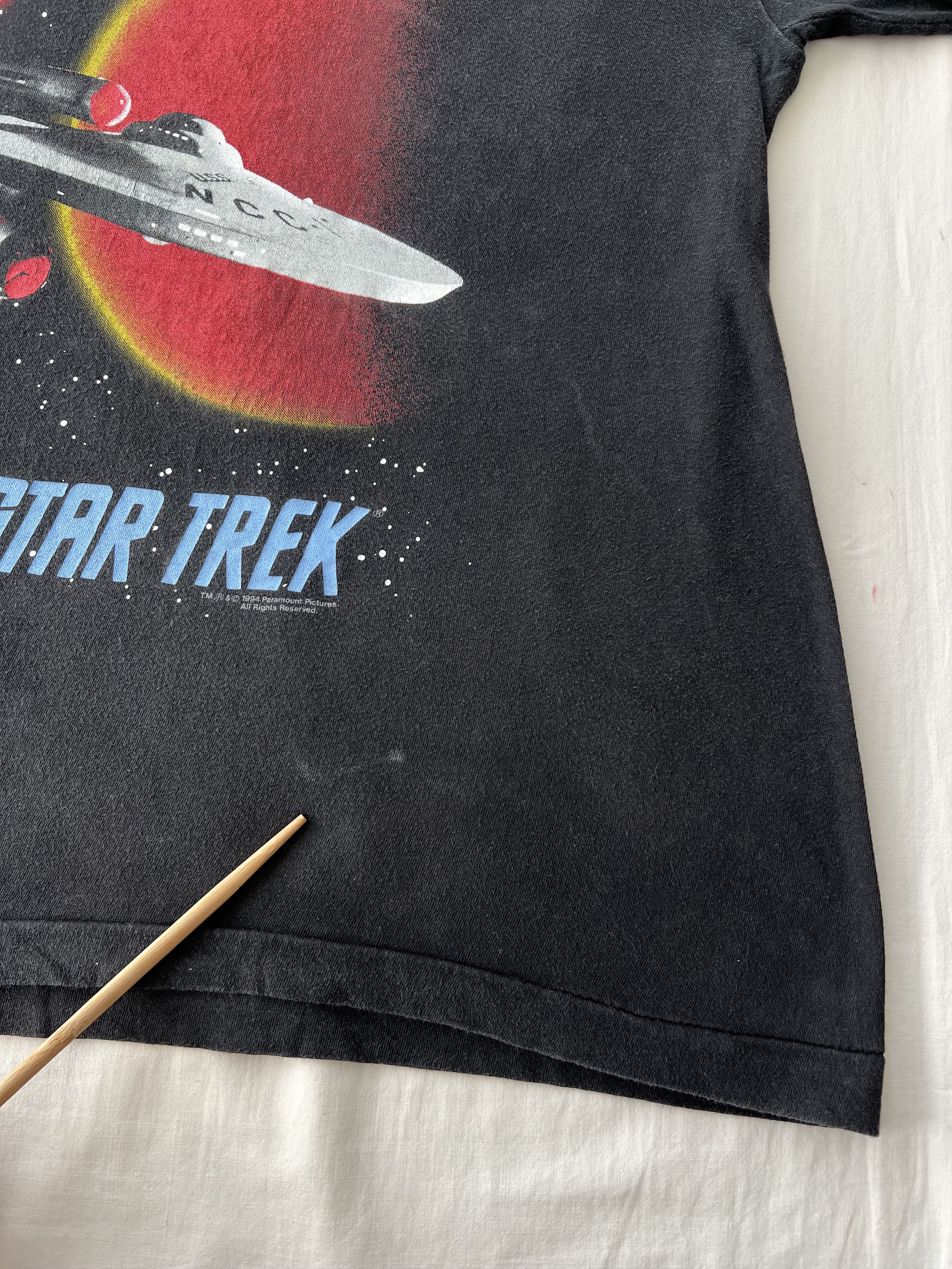 Vintage Vintage 1994 Star Trek NCC-1701 Movie Black T-shirt Size US M / EU 48-50 / 2 - 11 Thumbnail