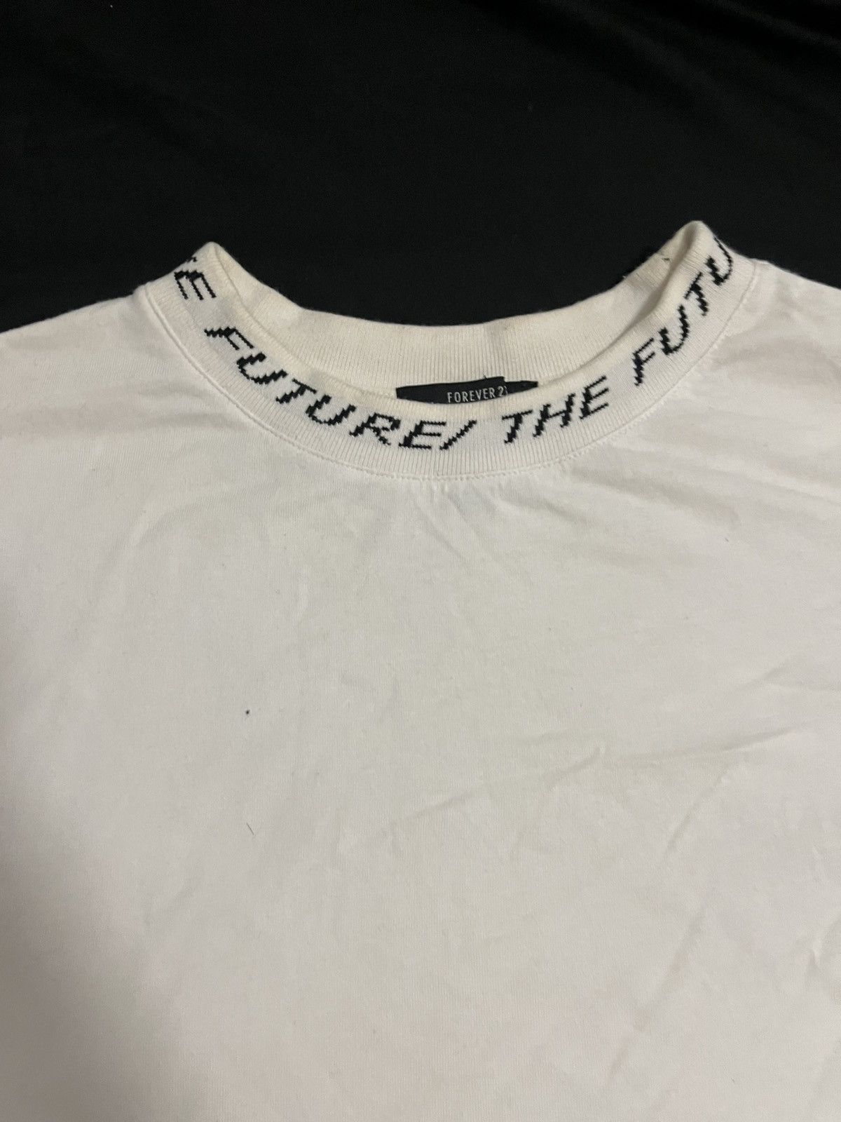 Forever 21 Forever 21 white color logo tee Size US L / EU 52-54 / 3 - 2 Thumbnail