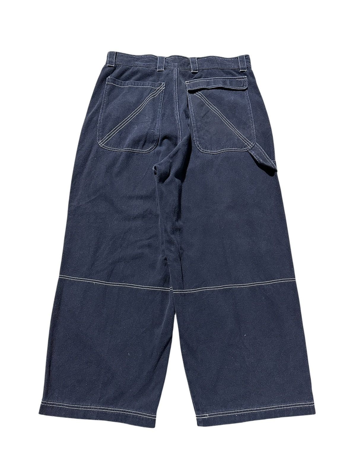 JNCO Eight Ball Embroidered Baggy Jeans Big Pocket Y2K Lgb Goa Size US 34 / EU 50 - 5 Thumbnail
